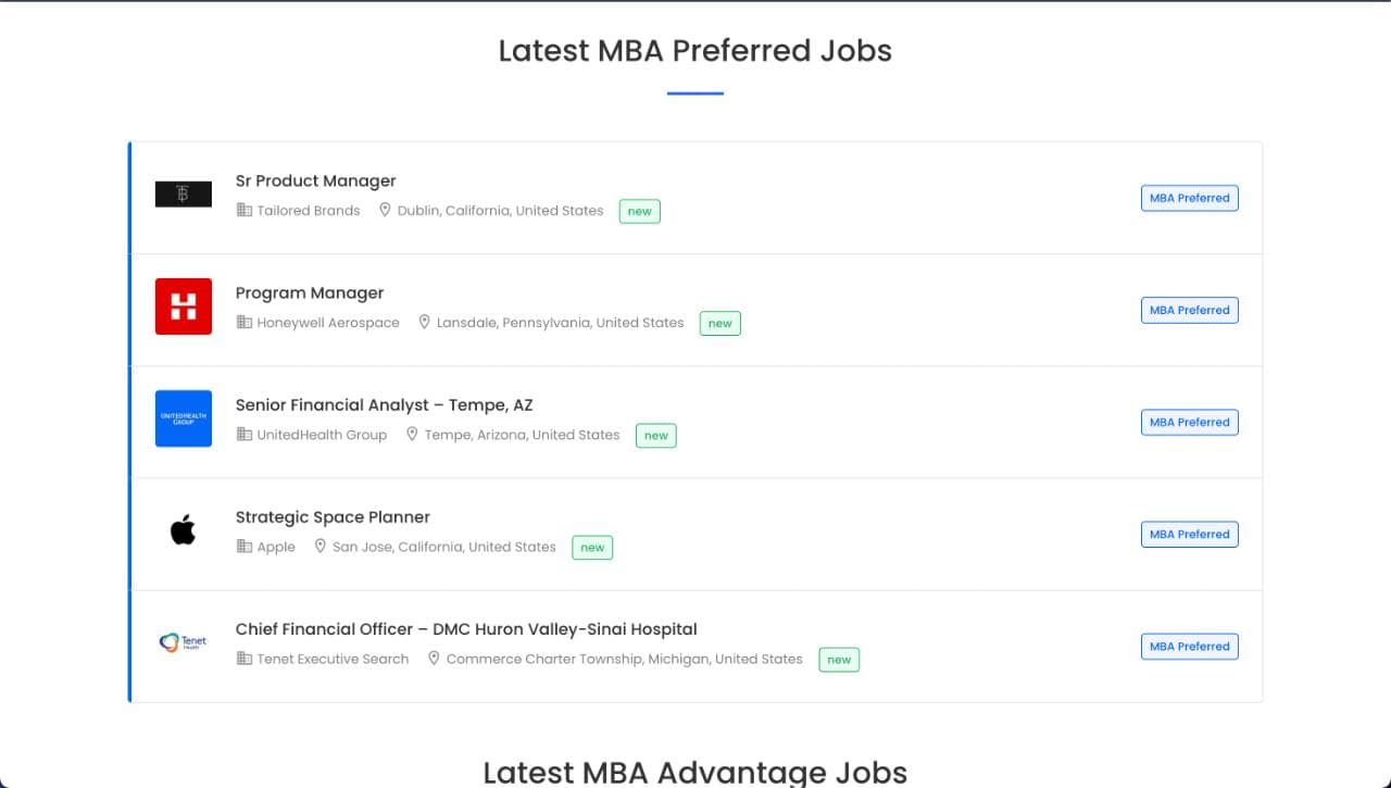 MBA Preferred - Product Image