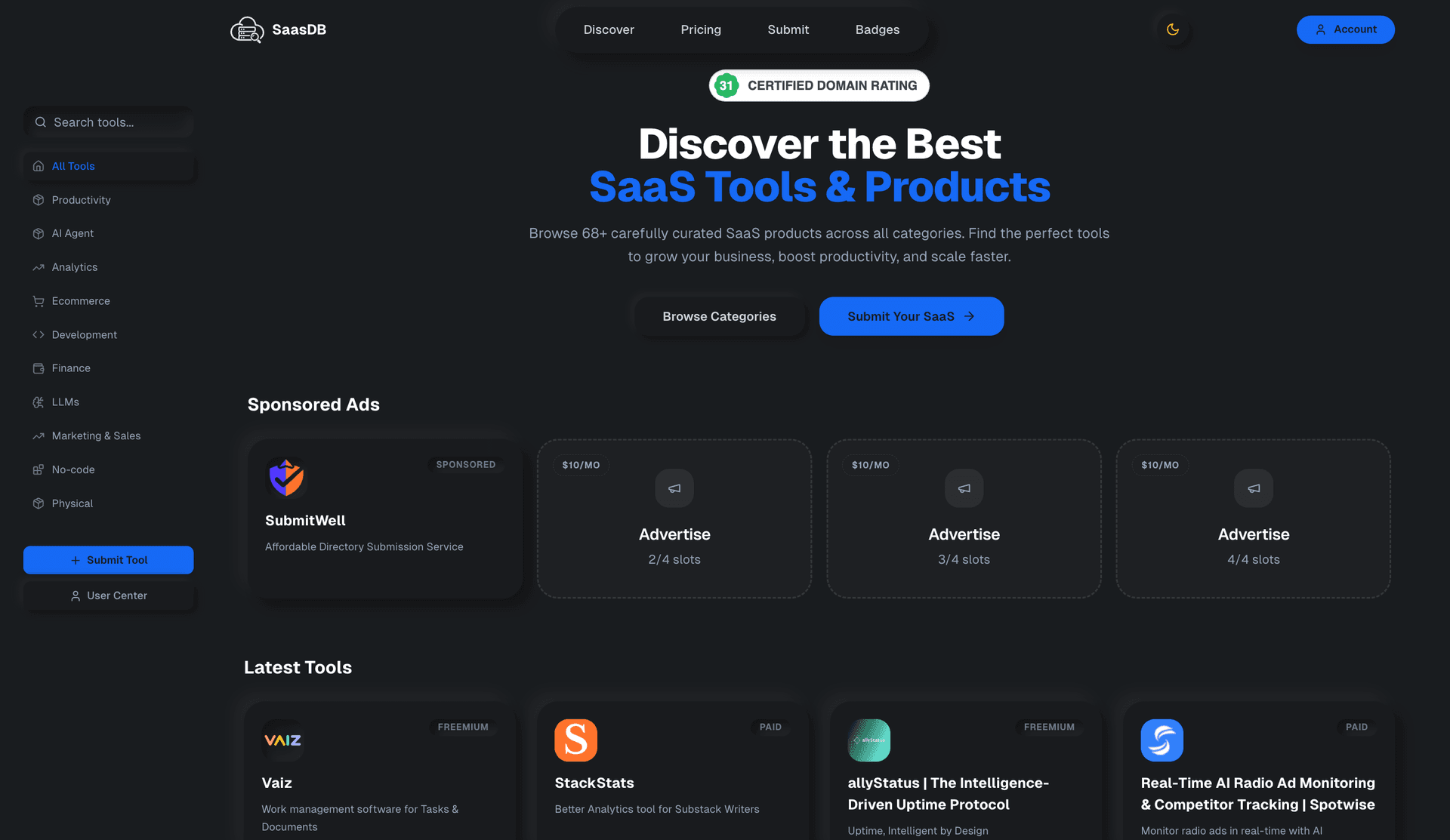 SaasDB - Product Image
