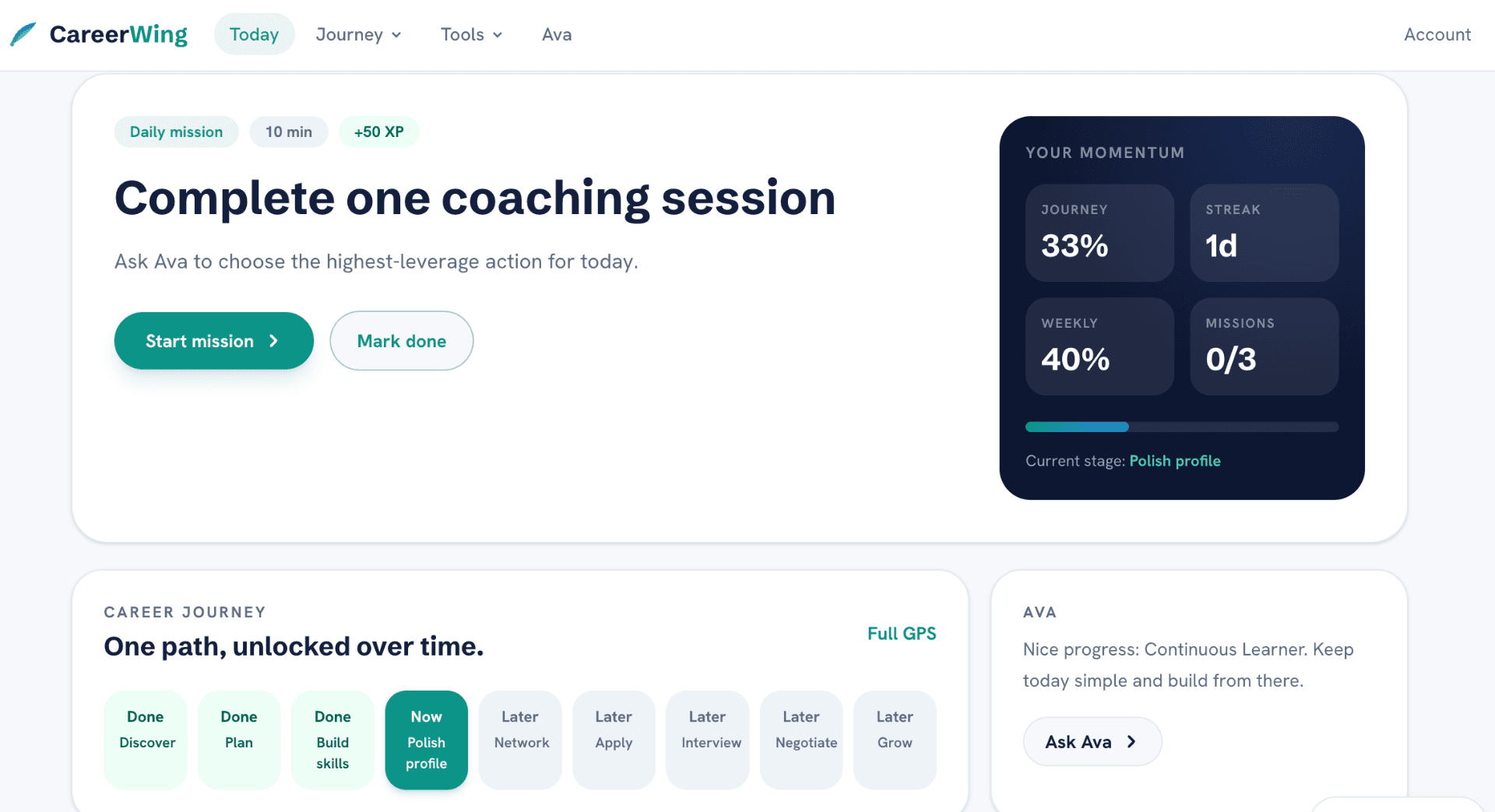 CareerWing - Product Image