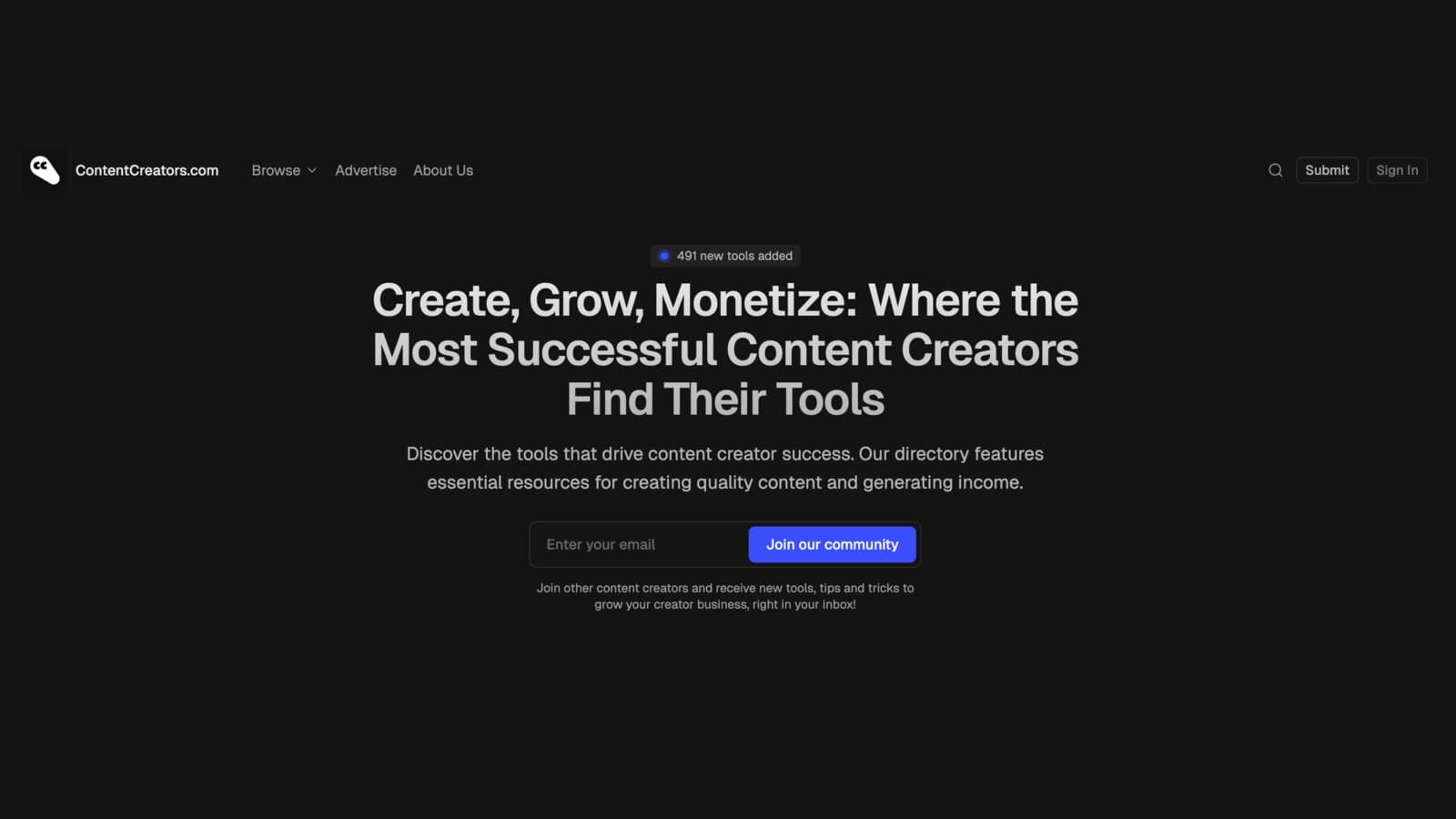 ContentCreators.com - Product Image