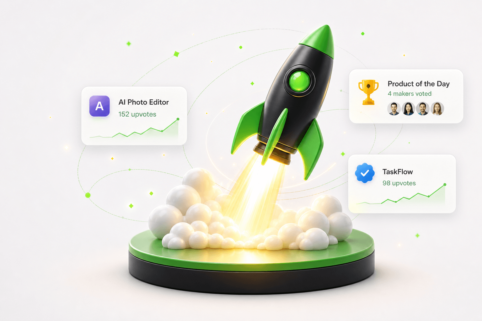 Indie Launch product discovery rocket